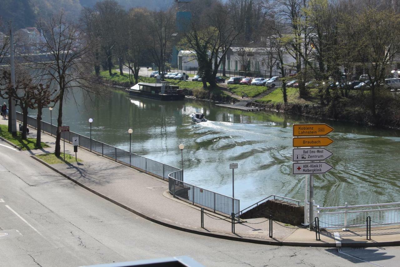 Appartamento Logierhaus Stadt Lyon Bad Ems Esterno foto